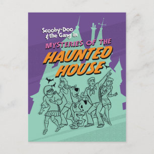 Scooby-Doo and the Gang "Haunted House" Postcard