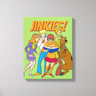 Scooby-Doo and the Gang Investigate Book Canvas Print