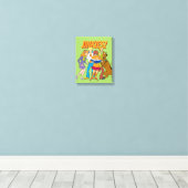 Scooby-Doo and the Gang Investigate Book Canvas Print (Insitu(Wood Floor))