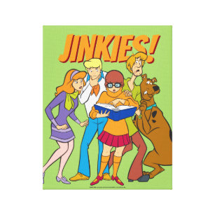 Scooby-Doo and the Gang Investigate Book Canvas Print