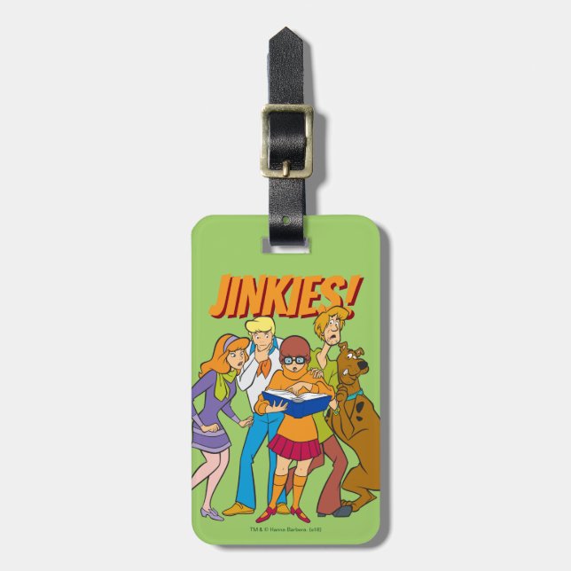 Scooby-Doo and the Gang Investigate Book Luggage Tag (Front Vertical)