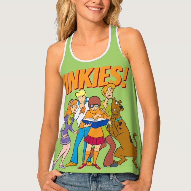Scooby-Doo and the Gang Investigate Book Tank Top (Front)
