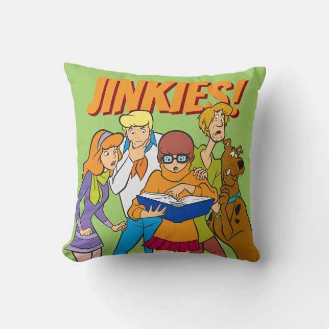 Scooby-Doo and the Gang Investigate Book Throw Pillow (Front)