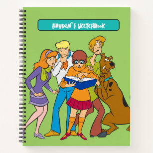 Scooby-Doo and the Gang Investigate Drawing Notebook