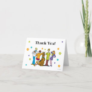 Scooby-Doo and the Gang Letterpress Thank You Card