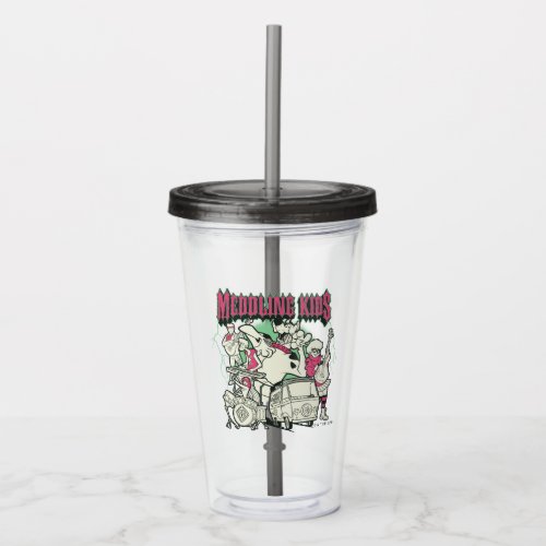 Scooby_Doo and the Gang Meddling Kids Punk Band Acrylic Tumbler