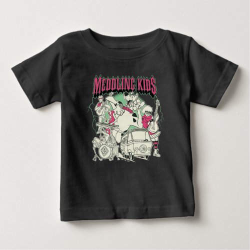 Scooby_Doo and the Gang Meddling Kids Punk Band Baby T_Shirt