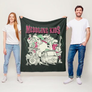 Scooby-Doo and the Gang Meddling Kids Punk Band Fleece Blanket