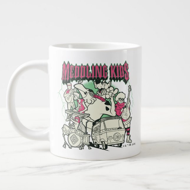 Scooby-Doo and the Gang Meddling Kids Punk Band Giant Coffee Mug (Left)