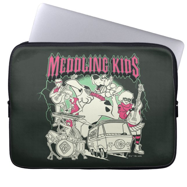 Scooby-Doo and the Gang Meddling Kids Punk Band Laptop Sleeve (Front)