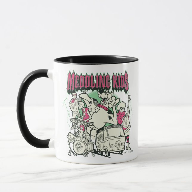 Scooby-Doo and the Gang Meddling Kids Punk Band Mug (Left)