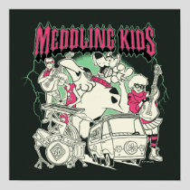 Scooby-Doo and the Gang Meddling Kids Punk Band Poster