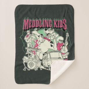 Scooby-Doo and the Gang Meddling Kids Punk Band Sherpa Blanket
