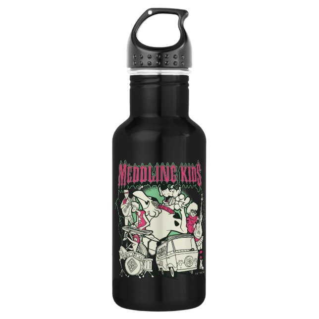 Scooby-Doo and the Gang Meddling Kids Punk Band Stainless Steel Water Bottle (Front)