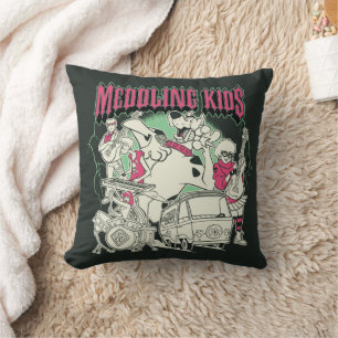 Scooby-Doo and the Gang Meddling Kids Punk Band Throw Pillow