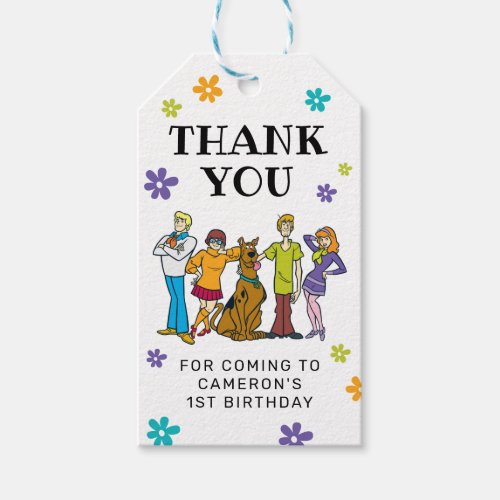 Scooby_Doo and the Gang Thank You Gift Tags
