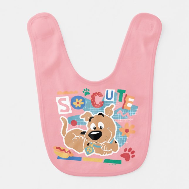 Scooby-Doo | Baby Scooby-Doo So Cute Baby Bib (Front)