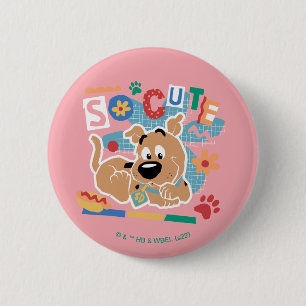 Scooby-Doo Baby Scooby-Doo So Cute Button