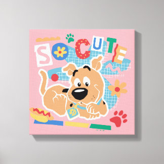 Scooby-Doo | Baby Scooby-Doo So Cute Canvas Print