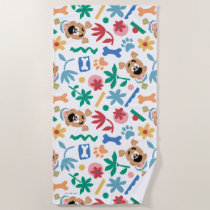 Scooby-Doo | Baby Scooby-Doo So Cute Pattern Beach Towel