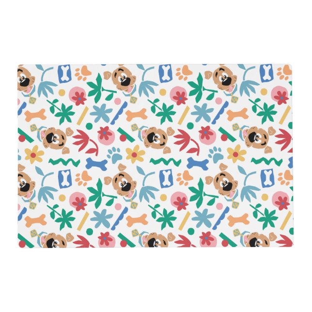 Scooby-Doo | Baby Scooby-Doo So Cute Pattern Placemat (Front)
