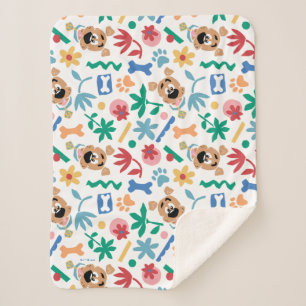 Scooby-Doo Baby Scooby-Doo So Cute Pattern Sherpa Blanket