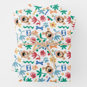 Scooby-Doo Baby Scooby-Doo So Cute Pattern Wrapping Paper Sheets