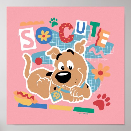 Scooby_Doo  Baby Scooby_Doo So Cute Poster