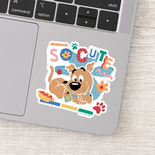 Scooby_Doo  Baby Scooby_Doo So Cute Sticker