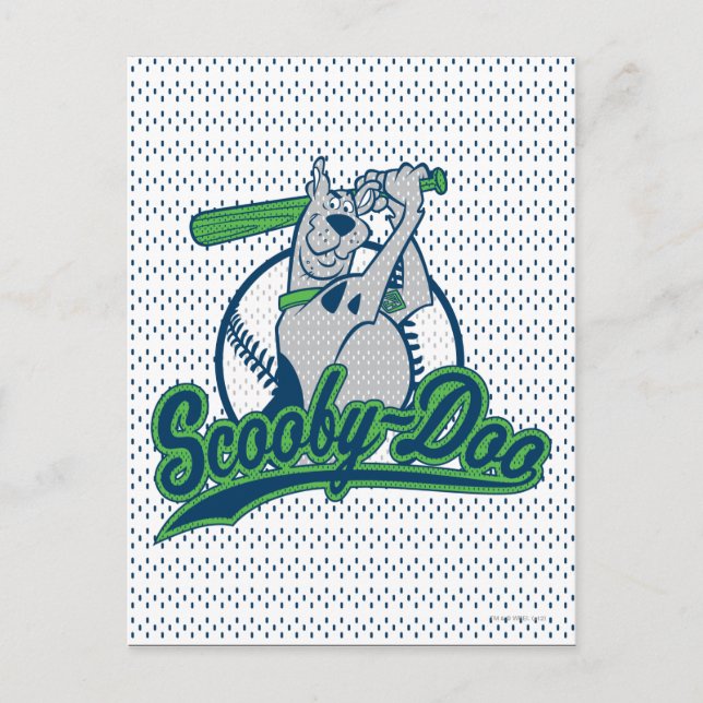 Scooby-Doo Baseball Logo Postcard (Front)
