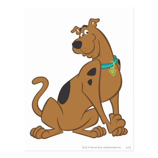 Scooby Doo Bashful Pose Postcard 9945