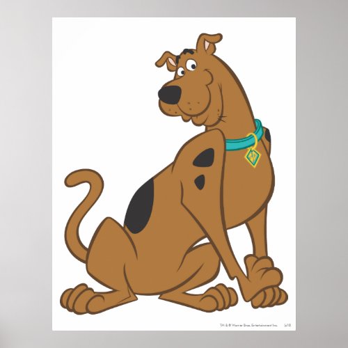 Scooby_Doo Bashful Pose Poster