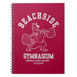 Scooby-Doo "Beachside Gymnasium" Weightlifting Notebook