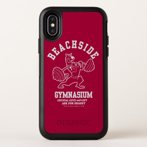 Scooby_Doo Beachside Gymnasium Weightlifting OtterBox Symmetry iPhone X Case