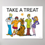 Scooby-Doo Birthday Take A Treat Sign
