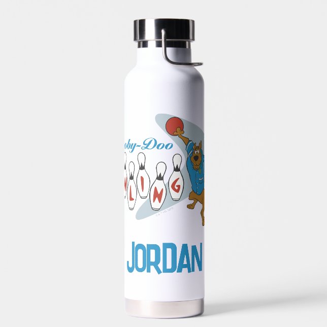 Scooby-Doo Bowling | Add Your Name Water Bottle (Left)