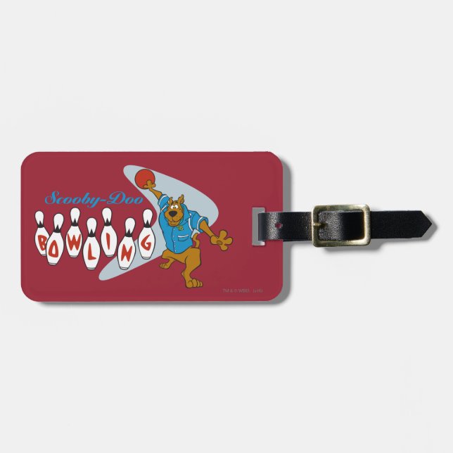 Scooby-Doo Bowling Luggage Tag (Front Horizontal)
