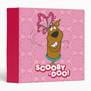 Scooby-Doo Butterfly Kisses 3 Ring Binder