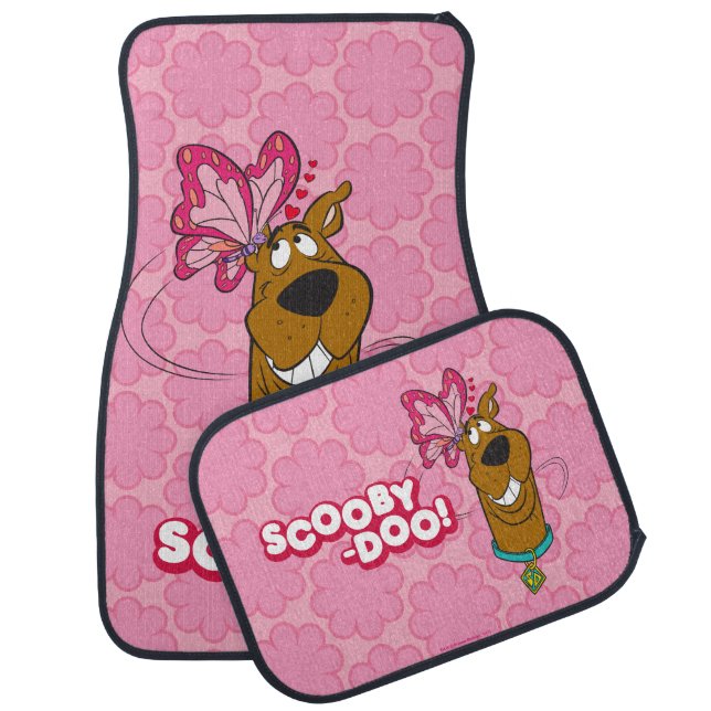 Scooby-Doo Butterfly Kisses Car Floor Mat (Set)