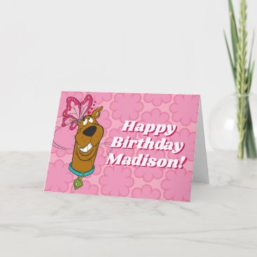 Scooby-Doo Butterfly Kisses Card