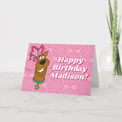 Scooby_Doo Butterfly Kisses Card