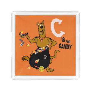 Scooby-Doo C is for Candy Acrylic Tray