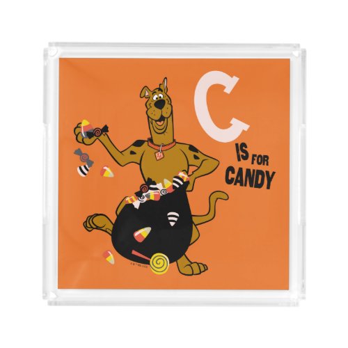 Scooby_Doo  C is for Candy Acrylic Tray