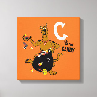 Scooby-Doo | C is for Candy Canvas Print