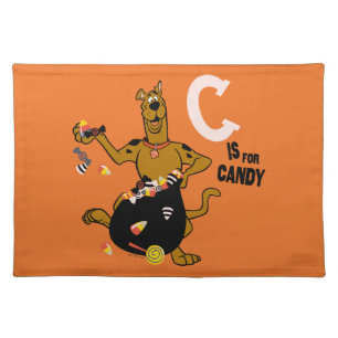 Scooby-Doo C is for Candy Cloth Placemat