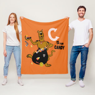 Scooby-Doo   C is for Candy Fleece Blanket