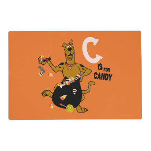 Scooby-Doo C is for Candy Placemat