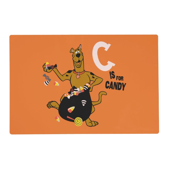 Scooby-Doo | C is for Candy Placemat (Front)