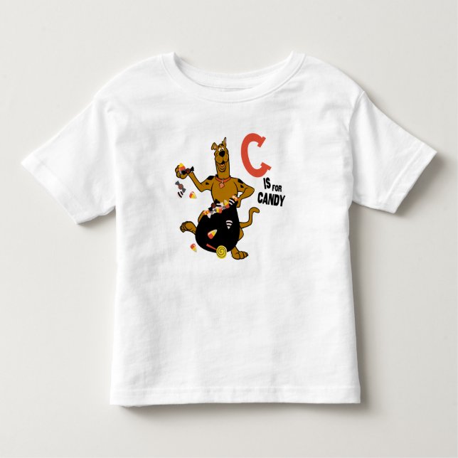Scooby-Doo | C is for Candy Toddler T-shirt (Front)