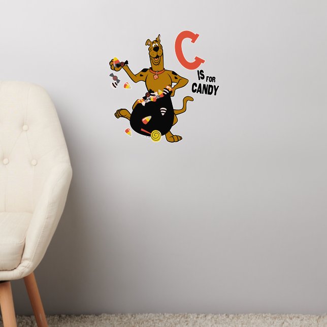 Scooby-Doo | C is for Candy Wall Decal (Living Room 2)